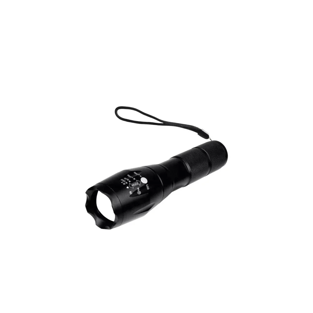Tactile Flashlight 800 Lumen, Zoom 1x-2000x, Shock Proof,‎ 5 Modes, Strobe, SOS